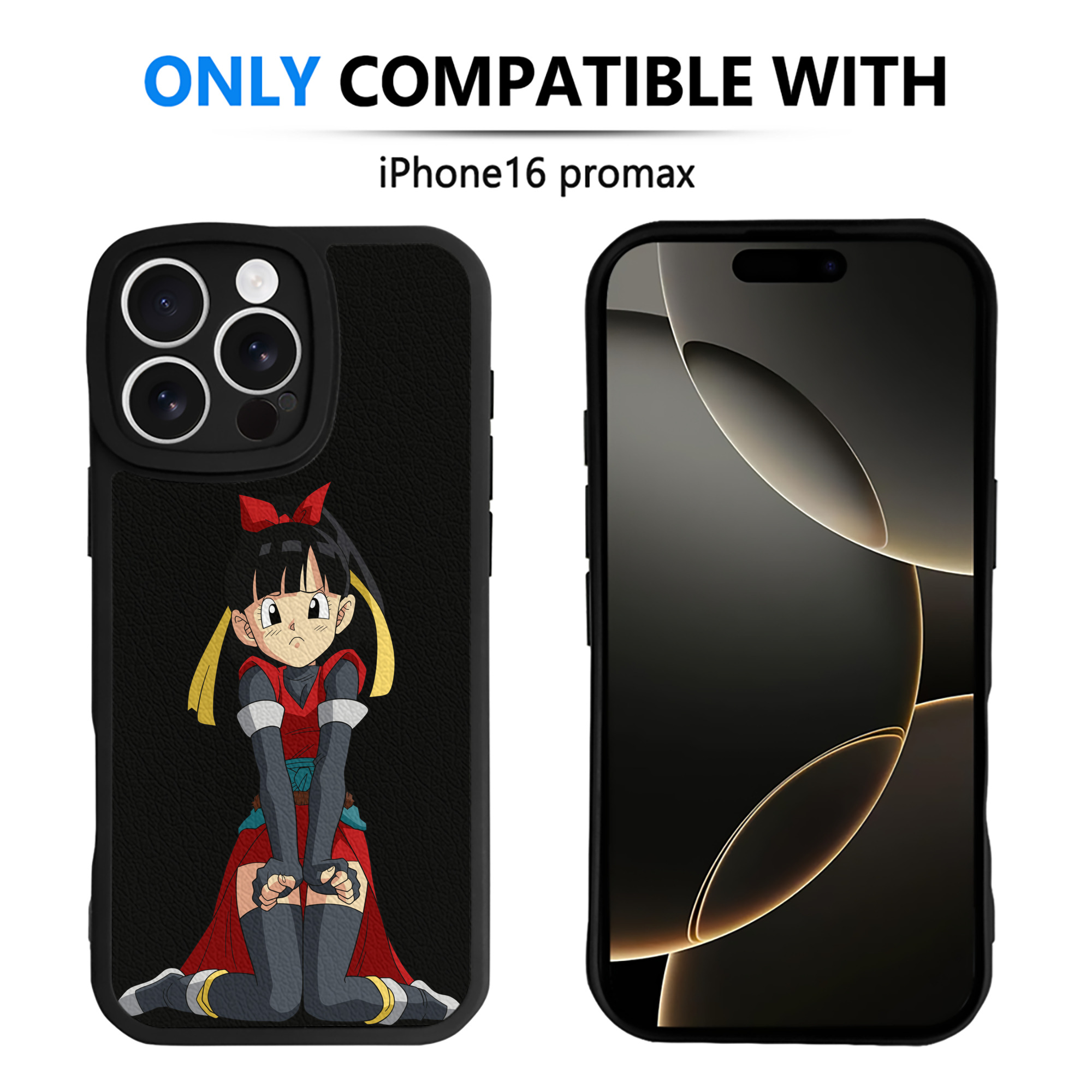 （画像用） ドラゴンボール パン DRAGON BALL Pan 【iPhone 16シリーズ対応】シリコンスマホケース（レザー調） 材質：シリコン